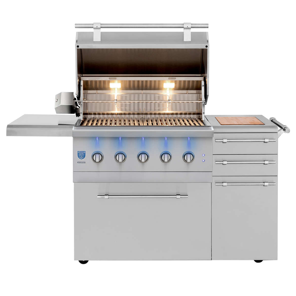 American Made Grills - Encore - 36" - Natural Gas - Hybrid - Cart
