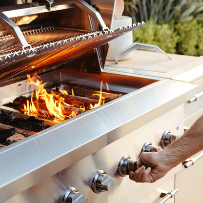 American Made Grills - Encore - 36" - Natural Gas - Hybrid - Cart