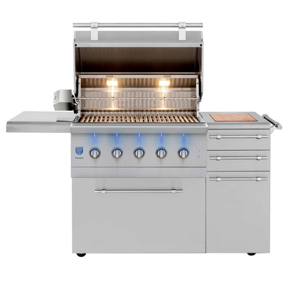 American Made Grills - Encore - 36" - Natural Gas - Hybrid - Cart