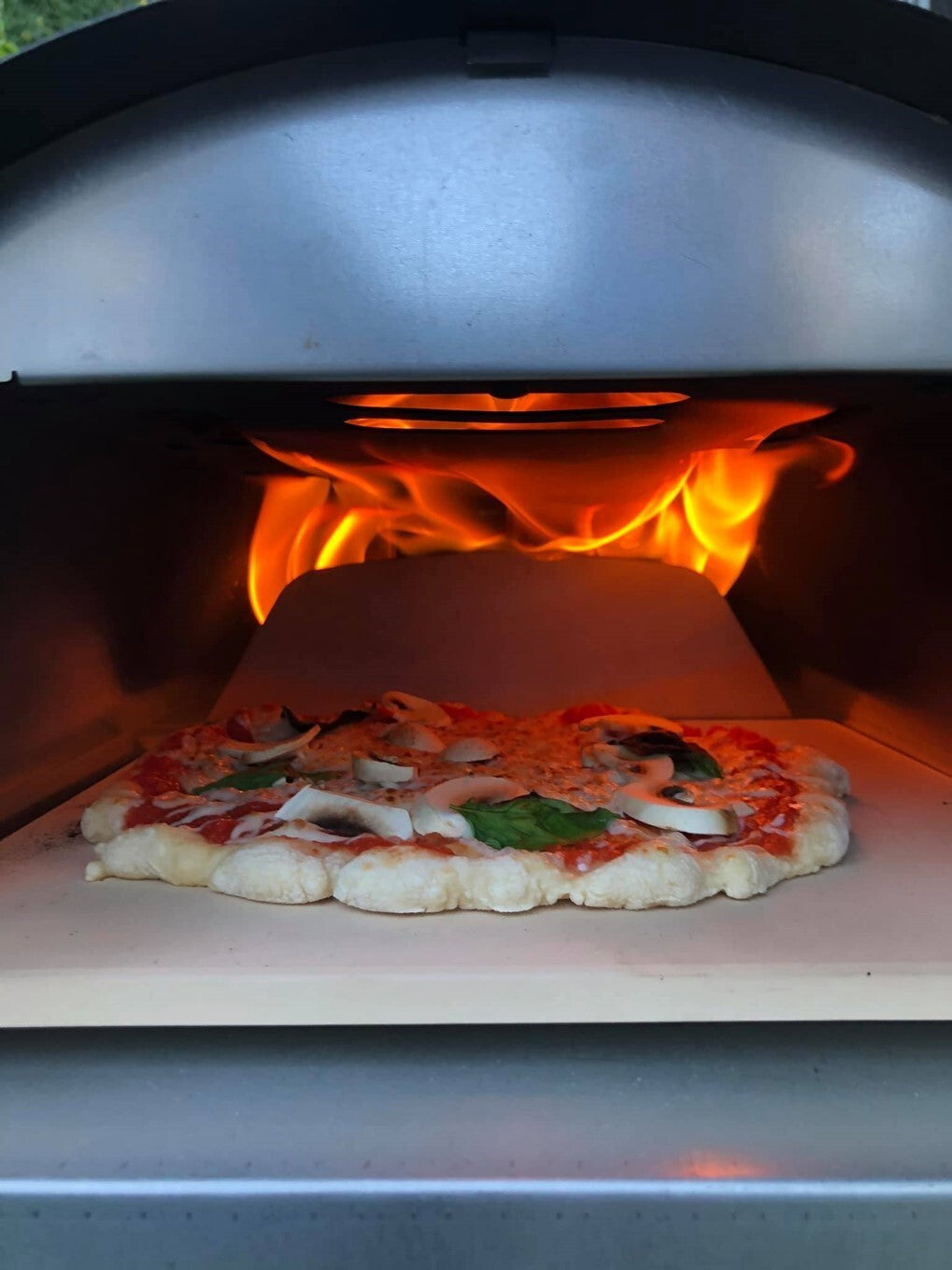 Le Peppe Portable Eco Wood-Fired Oven w/Deluxe Peel - Red